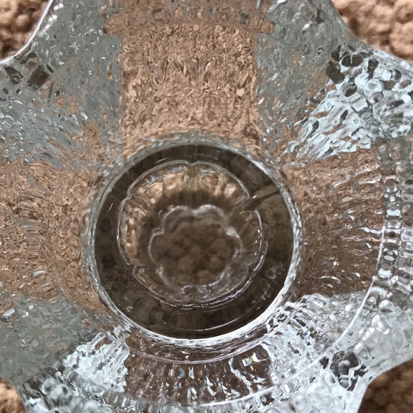 Vintage INDIANA GLASS Set of 2 Crystal Ice Candleholders - Picture 10 of 15